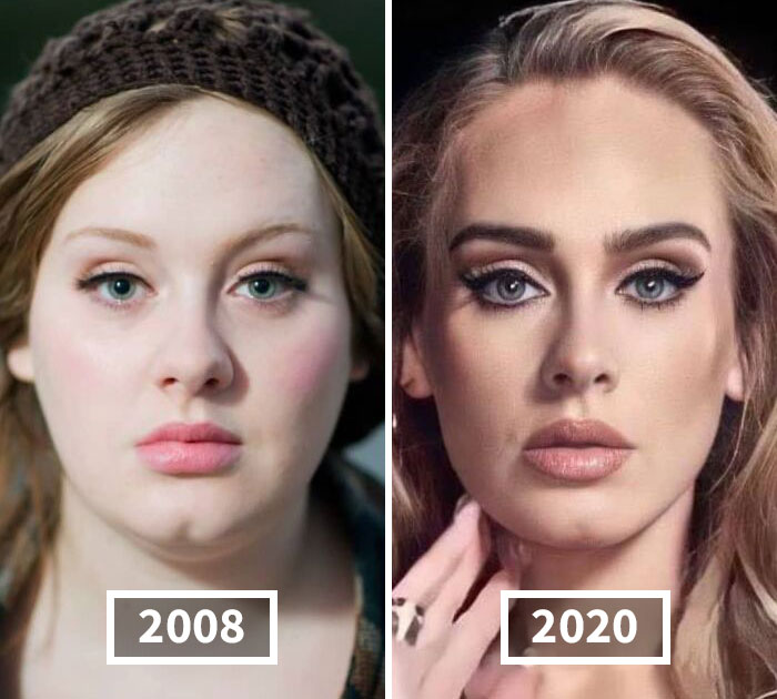 34 zdjęcia pokazujące, jak bardzo (lub jak niewiele) zmieniły się twarze gwiazd na przestrzeni lat