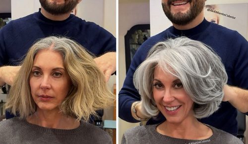 Zdumiewające metamorfozy siwych włosów