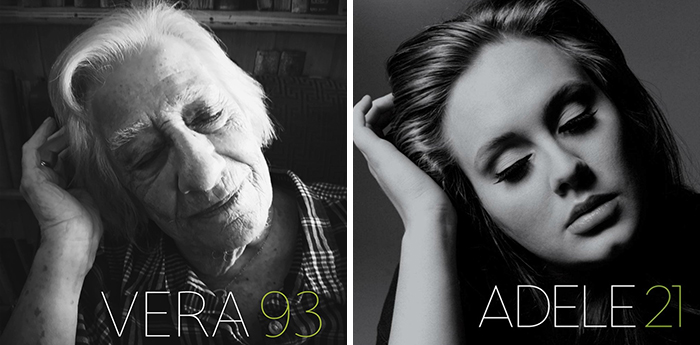 Mieszkańcy domu opieki odtwarzają kultowe okładki albumów