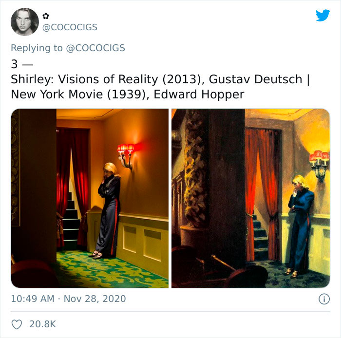 Odniesienia do dzieł sztuki w znanych filmach