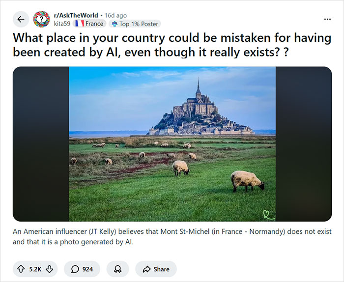 58 miejsc na świecie, które wyglądają jak wygenerowane przez AI, a są prawdziwe