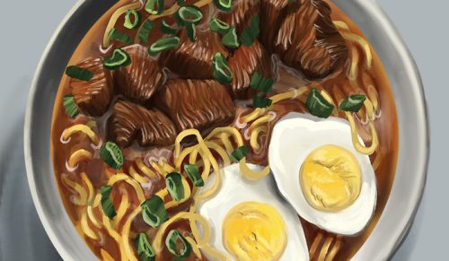 Ilustruję potrawy, które prawdopodobnie sprawią, że zgłodniejesz