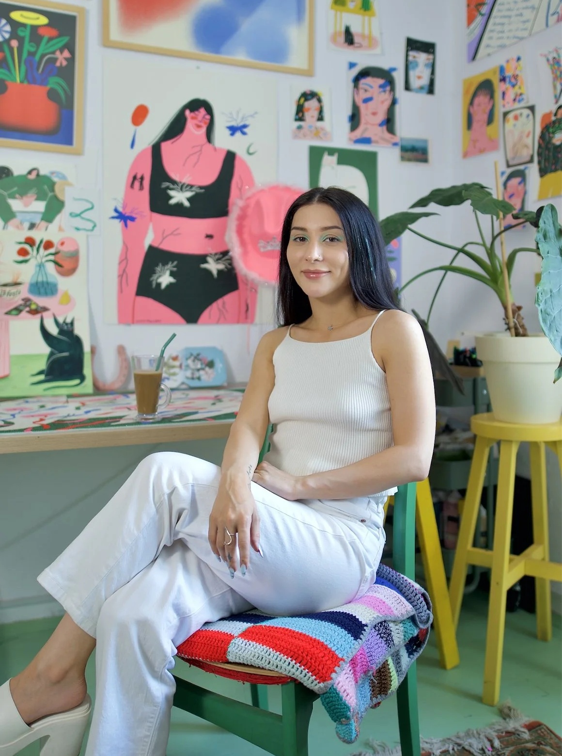 33 proste chwile przetworzone w pełne wyrazu ilustracje