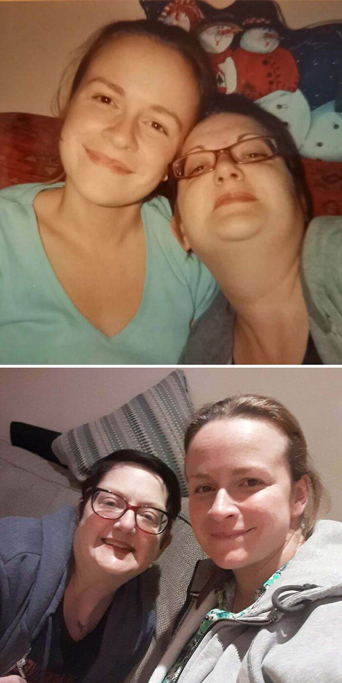 20yrs Between Pics Of Me And My Bff