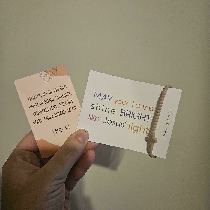 My Orders Keep Coming With Bible Verses And Christian-Based "Extras"