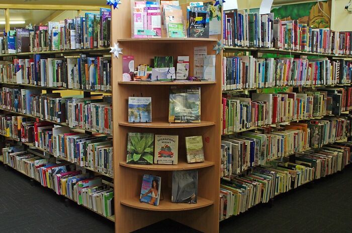 Banned From A Library For Knocking Over All The Bookshelves