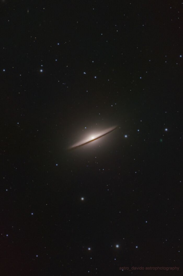 Astrophotography of galaxy captured from Kentucky backyard