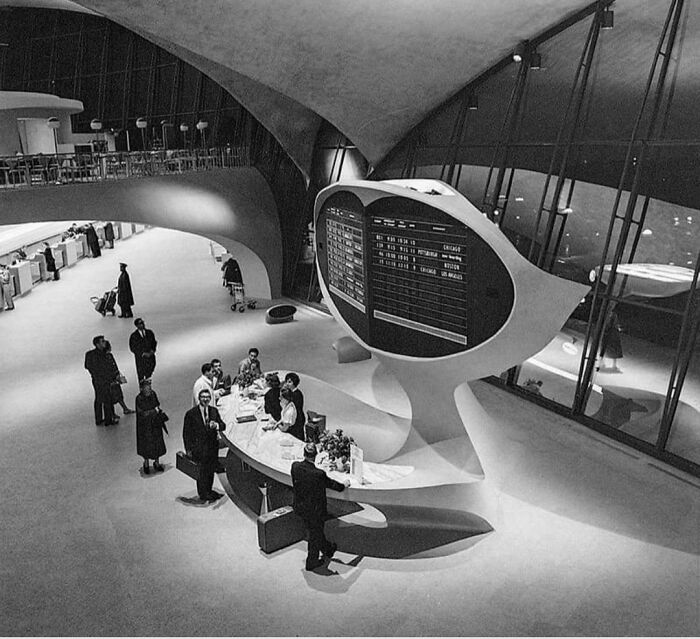 Twa Terminal At Idlewild Airport Before The Name Was Changed To John F. Kennedy Airport C.1962