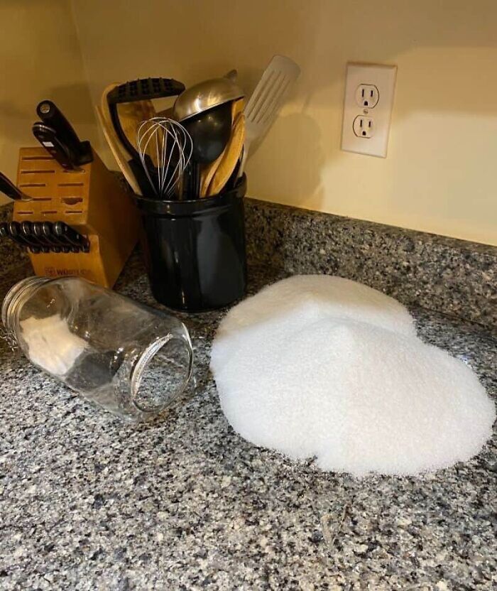 Picked Up The Salt Jar