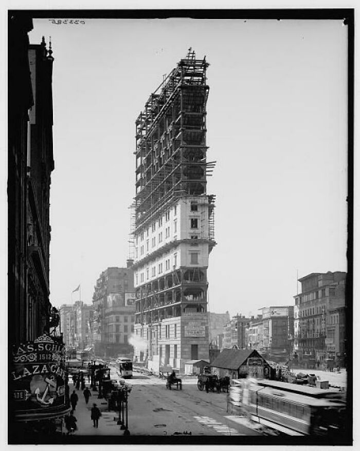 The Times Bulding Under Construction 1903