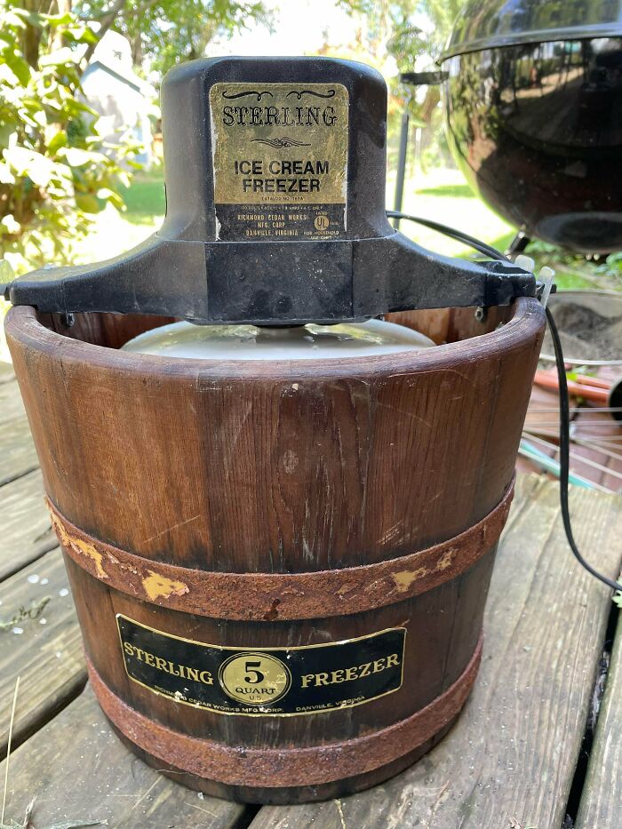 Sterling 5 Qt Ice Cream Maker (Ca 1970s); Inherited From Grandma, Still Churning Goodness