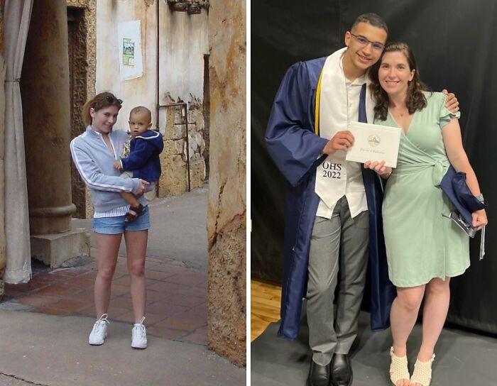 My Son Graduated High School Yesterday. I Was Almost The Same Age As Him When He Was Born…