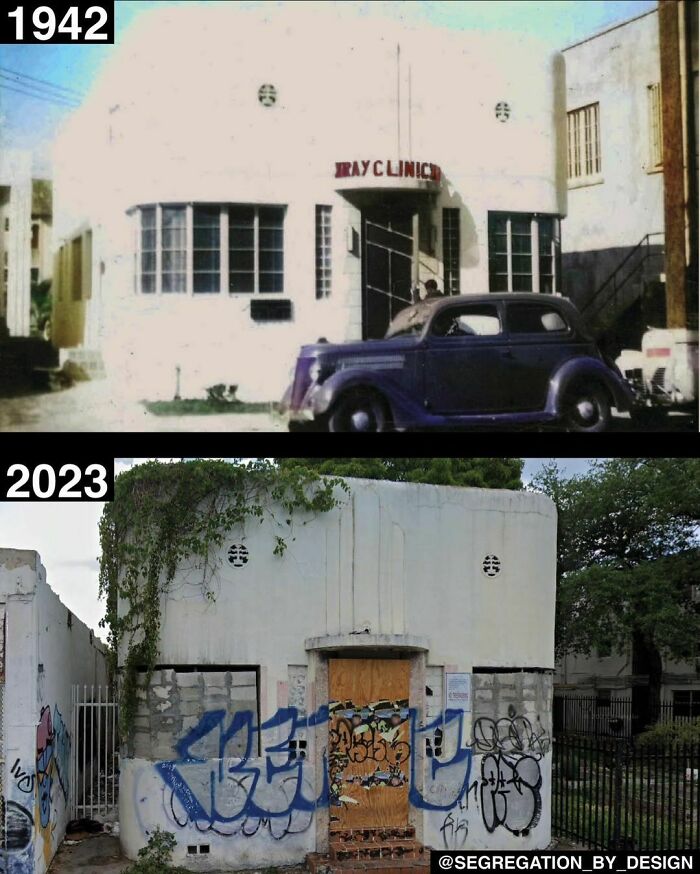 Miami X-Ray Clinic 1942 And 2023. Dr. Samuel H. Johnson Became The First Black Radiologist In South Florida To Serve The Area’s Black Population For Those Denied X-Rays At The Hospital