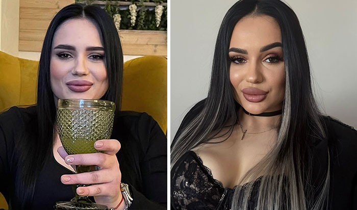 A woman displays a striking transformation, looking completely different after leaving an unhappy marriage.