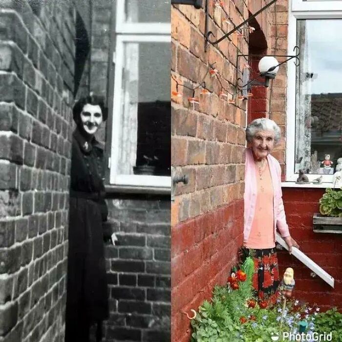 British Woman Lives In The Same House For 104 Years: Then And Now Story , Head Up Into First Comment To Read Whole Article