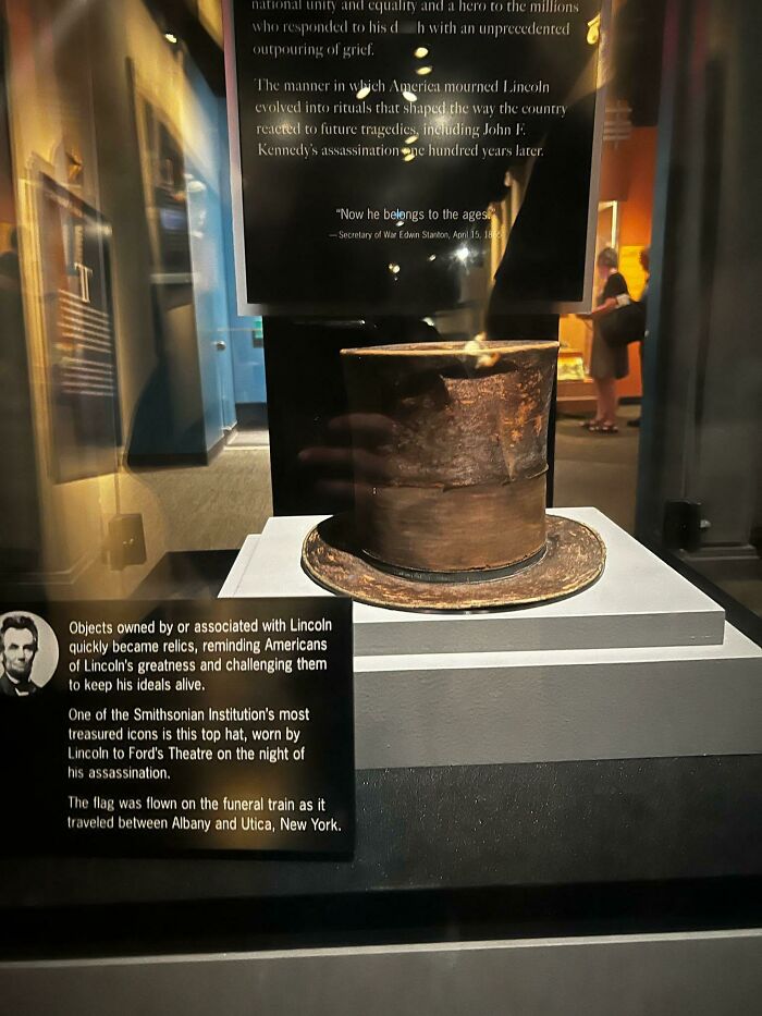 Abe Lincoln's Hat He Wore The Night He Was Assassinated