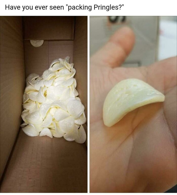 A box full of white garlic cloves and a single clove in hand, resembling forbidden foods.