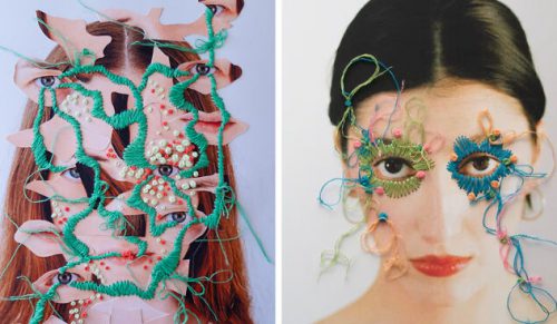 36 niezwykłych portretów ukazujących surrealny świat kolażu artystki Katy Williamson