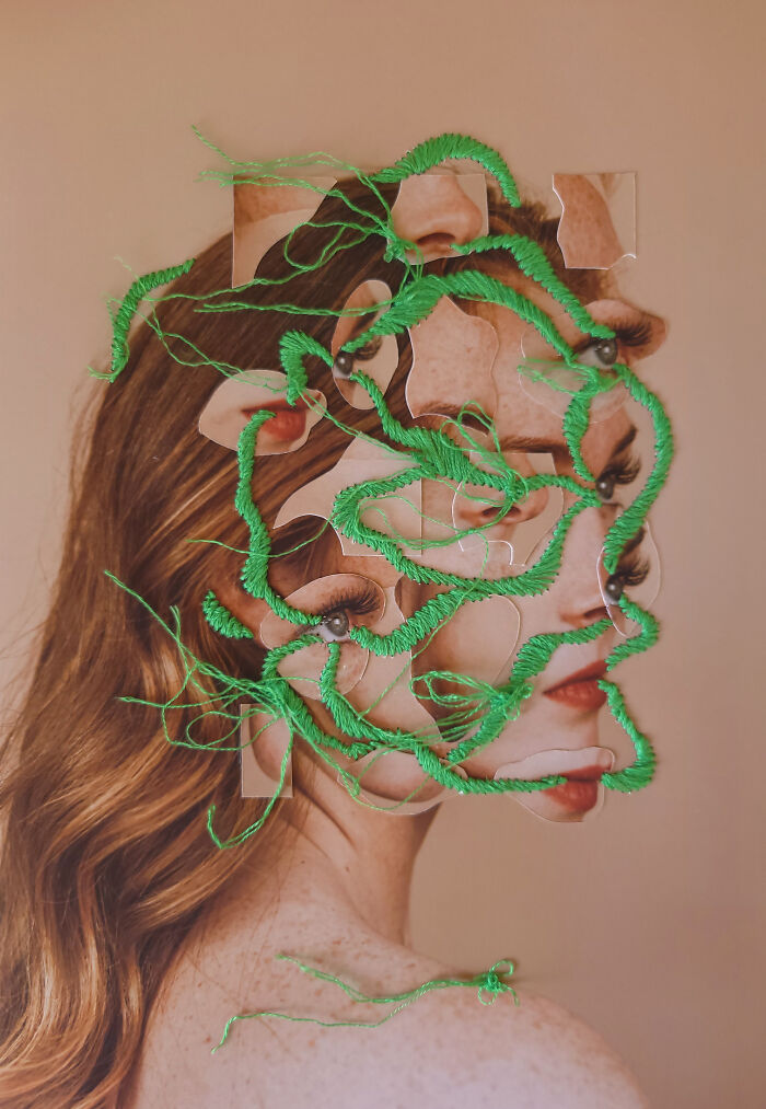 Collage And Embroidery Katy Williamson