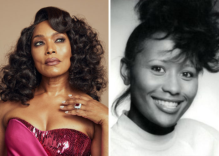 Angela Bassett and Sonja Davis in a split photo detailing security fails on Hollywood sets.