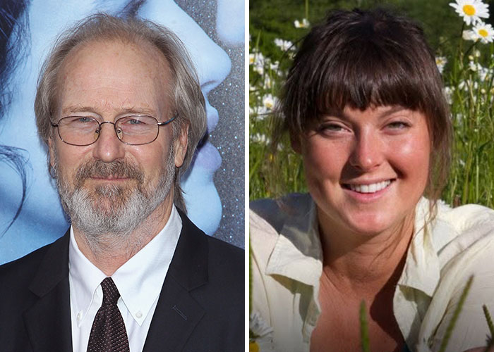 Portraits highlighting security fails on Hollywood sets involving William Hurt and Sarah Jones.